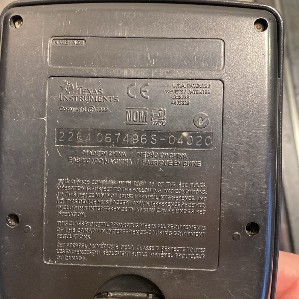 Texas Instruments, TI-83 Calculator - Picture 4 of 6